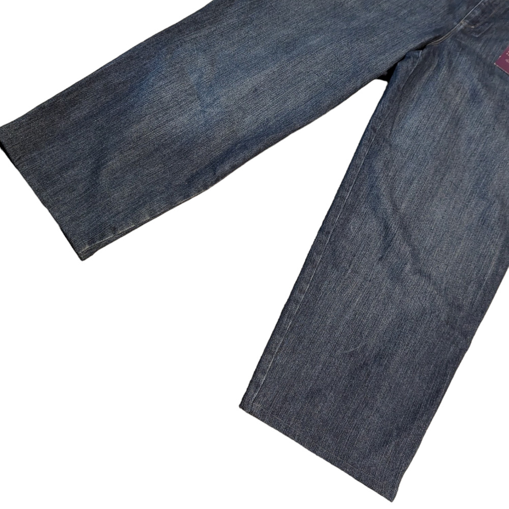 GLORIA VANDERBILT Amanda Dark Rinse Distessed Ankle Jeans Plus Size 22W NEW - Picture 6 of 11